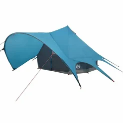 vidaXL Teepee Telt 3-Person med tag Blå og grå 312 x 312 x 197 cm