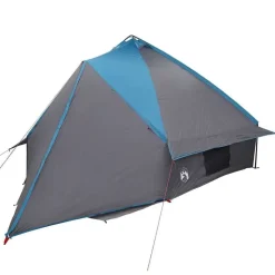 vidaXL Teepee Telt 10-Personer med tag Blå og grå 567 x 470 x 242 cm