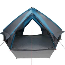 vidaXL Teepee Telt 10-Personer med tag Blå og grå 567 x 470 x 242 cm