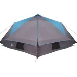 vidaXL Teepee Telt 10-Personer med tag Blå og grå 567 x 470 x 242 cm