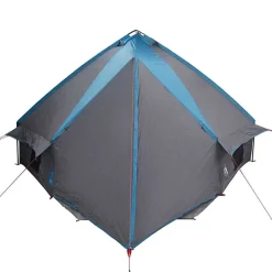 vidaXL Teepee Telt 10-Personer med tag Blå og grå 567 x 470 x 242 cm