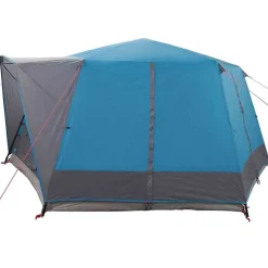vidaXL Teltehus til 7 personer med tag Blå 400 x 350 x 212 cm