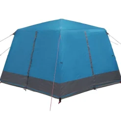 vidaXL Teltehus til 7 personer med tag Blå 400 x 350 x 212 cm