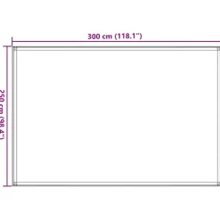 vidaXL telttæppe 250 x 300 cm HDPE grøn