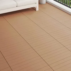 vidaXL Terrasse Flise 6 pcs Brun 60 x 30 cm WPC