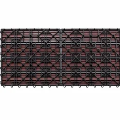 vidaXL Terrasse Flise 6 pcs Brun 60 x 30 cm WPC