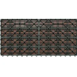 vidaXL Terrasse Flise 6 pcs Brun 60 x 30 cm WPC