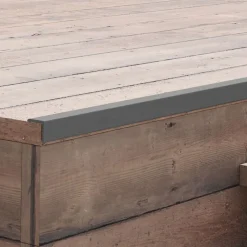vidaXL terrassevinkellister 5 stk. WPC 170 cm grå