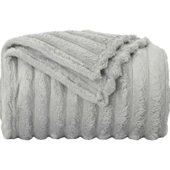 vidaXL Throw tæppe Grå 150 x 130 cm Fleece
