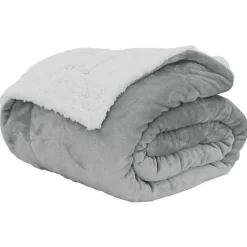 vidaXL Throw tæppe Grå 130 x 150 cm Fleece
