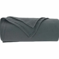 vidaXL Throw tæppe Mørkegrå 170 x 130 cm Fleece