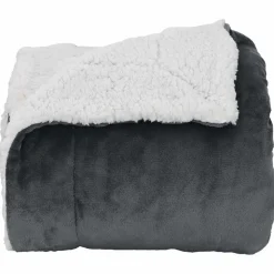vidaXL Throw tæppe Mørkegrå 130 x 150 cm Fleece