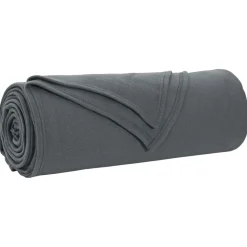 vidaXL Throw tæppe Mørkegrå 210 x 140 cm Fleece
