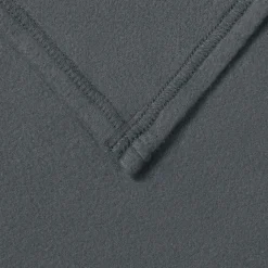 vidaXL Throw tæppe Mørkegrå 210 x 140 cm Fleece
