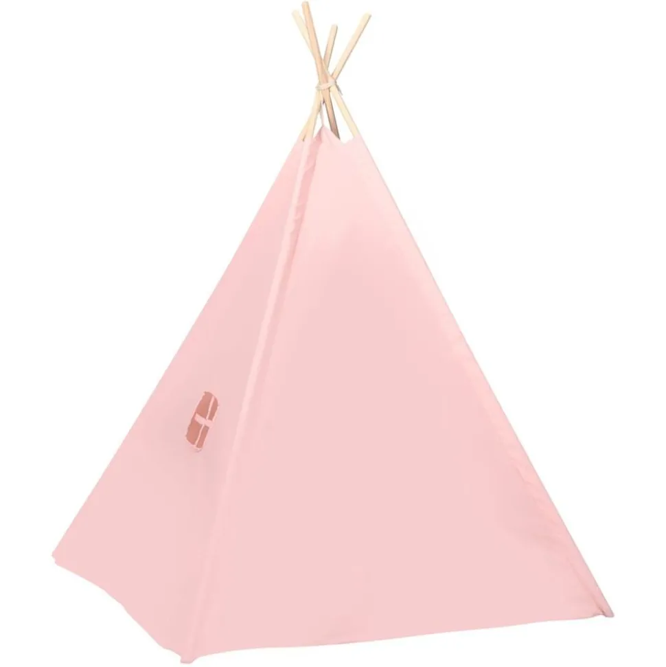 vidaXL tipi til børn 120x120x150 cm med bærepose polyester pink