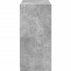 vidaXL tøjreol 77x48x102 cm konstrueret træ betongrå