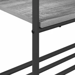 vidaXL Tøjstativ Grå sonoma-eg 77 x 30 x 171 cm Konstrueret træ