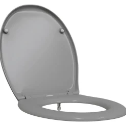vidaXL Toilet sæde Grå 47 x 37 x 4 cm Duroplast