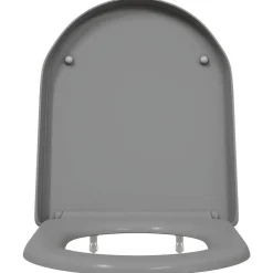 vidaXL Toilet sæde Grå 49 x 36 x 4 cm Duroplast