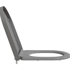 vidaXL Toilet sæde Grå 49 x 36 x 4 cm Duroplast