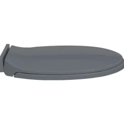 vidaXL toiletsæde med soft close oval grå