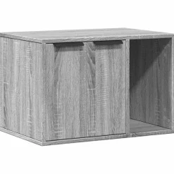 vidaXL toiletskjuler kattebakke 60x40x40 cm konstrueret træ grå sonoma
