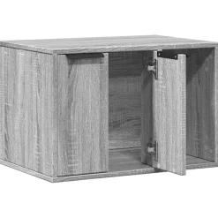 vidaXL toiletskjuler kattebakke 60x40x40 cm konstrueret træ grå sonoma