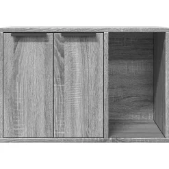 vidaXL toiletskjuler kattebakke 60x40x40 cm konstrueret træ grå sonoma