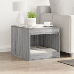 vidaXL toiletskjuler kattebakke 47x59x42 cm konstrueret træ grå sonoma