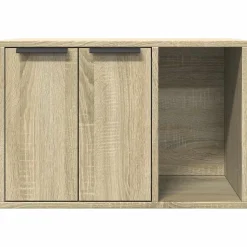vidaXL toiletskjuler kattebakke 60x40x40 cm konstrueret træ sonoma-eg