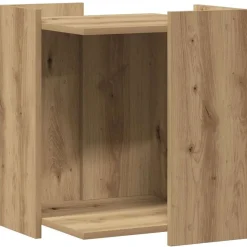 vidaXL toiletskjuler kattebakke 42x42x51 cm konstrueret træ kunsteg