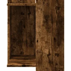 vidaXL toiletskjuler kattebakke 42x42x51 cm konstrueret træ røget eg