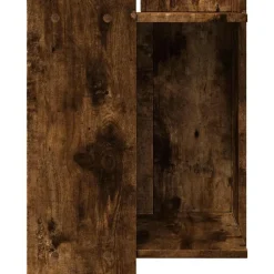 vidaXL toiletskjuler kattebakke 42x42x51 cm konstrueret træ røget eg