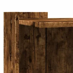 vidaXL toiletskjuler kattebakke 42x42x51 cm konstrueret træ røget eg