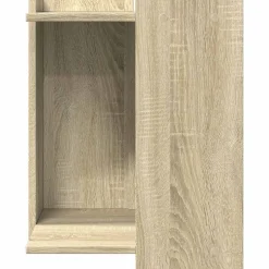 vidaXL toiletskjuler kattebakke 42x42x51 cm konstrueret træ sonoma-eg