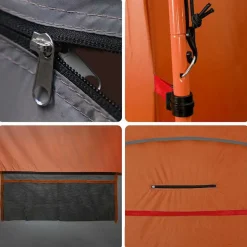 vidaXL toilettelt vandtæt orange