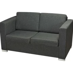 vidaXL topersoners sofa i stof mørkegrå