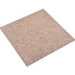 vidaXL Tæppe 20 pcs Beige 50 x 50 cm 100% Polypropylen