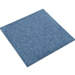vidaXL Tæppe 20 pcs Blå 50 x 50 cm 100% Polypropylen
