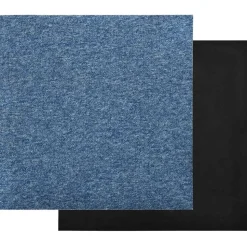 vidaXL Tæppe 20 pcs Blå 50 x 50 cm 100% Polypropylen