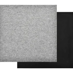 vidaXL Tæppe 20 pcs Lysegrå 50 x 50 cm 100% Polypropylen