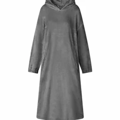 vidaXL Tæppe-hoodie Mørkegrå s Flannel