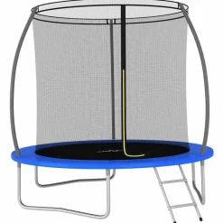 vidaXL trampolinsæt 244x55 cm 100 kg rund