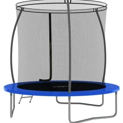 vidaXL trampolinsæt 244x55 cm 100 kg rund