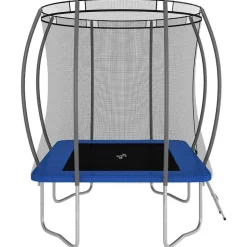 vidaXL trampolinsæt 274x183x76 cm 150 kg rektangulær