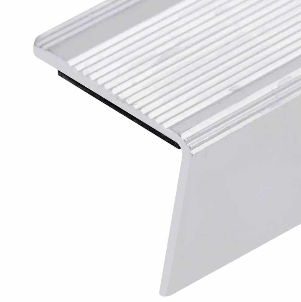 vidaXL trappelister 5 stk. L-facon 100 cm aluminium sølvfarvet