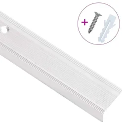 vidaXL trappelister 15 stk. L-facon 90 cm aluminium sølvfarvet