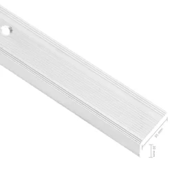 vidaXL trappelister 15 stk. L-facon 90 cm aluminium sølvfarvet