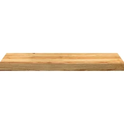 vidaXL trappemåtter 4 stk lysebrun 70x25x2 cm massivt egetræ