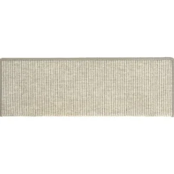 vidaXL trappemåtter 15 stk. 65x21x4 cm sølv rektangulær kant